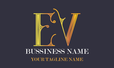 EV E ev initial logo | initial based abstract modern minimal creative logo, vector template image. luxury logotype logo, real estate homie logo. typography logo. initials logo