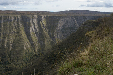 Views of Delika Canyon from Mount Santiago