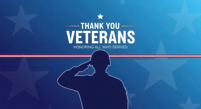 Show your gratitude this Veterans Day with a patriotic theme honoring our brave service members and their dedication with this meaningful graphic