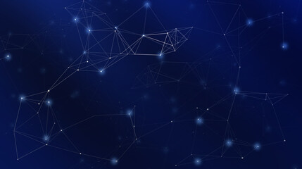 Obraz premium blue background with panel ornaments for wallpaper or other technology designs