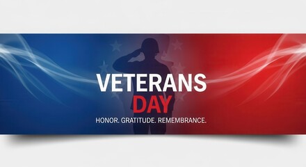 Honor veterans this Veterans Day with a striking graphic for respectful tributes and patriotic celebrations of service and sacrifice to the nation