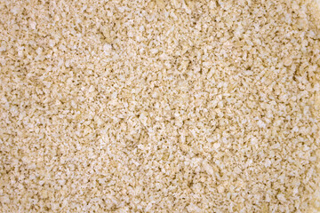 Top view of Japanese panko breadcrumbs