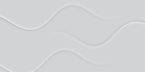 Elegant monochrome abstract pattern with layered wavy forms creating a calm and sophisticated design.