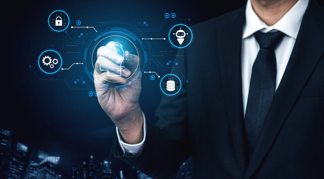 AI security and data ecosystem integrate ai, data, and security into one connected system for automation, protection, and efficient digital processes Vouch