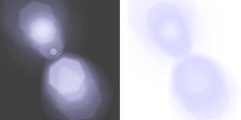 Soft periwinkle light leaks create a dreamy, ethereal glow, perfect for adding a touch of magic and wonder to designs or artistic projects