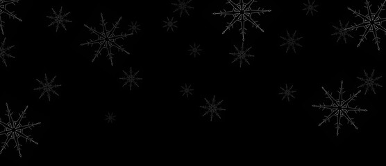 background with snowflakes, Christmas background