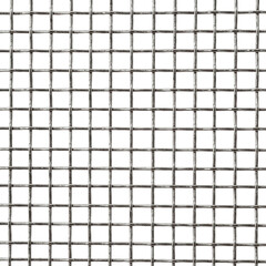 Metal grid pattern with transparent background featuring intersecting lines
