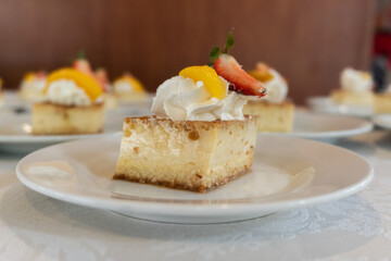 Postre cheesecake 