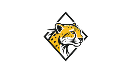 Cheetah Head Design A Modern Illustration for Wildlife and Branding