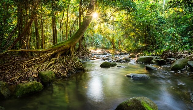 Tra Su Cajuput Forest Stream