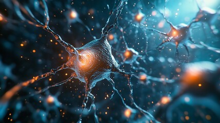 Explore neural networks with this vibrant, detailed visualization for science, technology, or medical projects today! Discover the power of connection