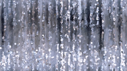 Elegant Silver Sequin Curtain Background with Shiny Vertical Texture for Stylish Event Decor, Fashion Photography, Marketing Material, and Modern Lifestyle Branding