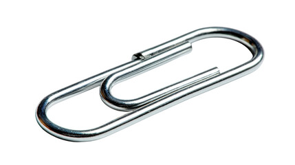 A single silver pin isolated on white background 