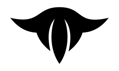 icon abstract bull logo