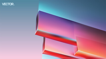 Eyecatching Abstract 3D Shapes Featuring Dynamic Gradient Colors and Fluid Compositions