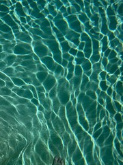 Blue texture blue water inthe  pool 
