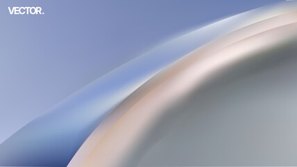 Abstract Flowing Waves in Soft Colors That Convey a Dreamy and Ethereal Atmosphere