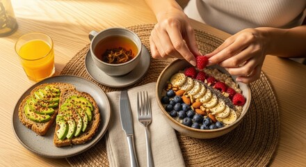 Healthy Breakfast Still Life - Morning Wellness