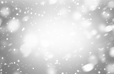 Fototapeta premium Snow overlay drifting snowflakes, transparent PNG snowstorm effect for winter designs and holiday greetings 
