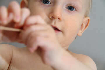 Baby at Routine Checkup With Pediatric Specialist