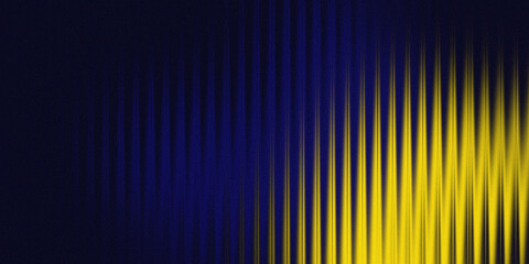 Vertical striped background with a distortion effect resembles gradient striped glass from dark blue to yellow