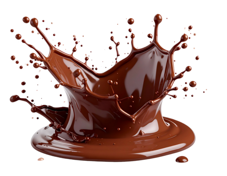 Rich, dark liquid erupts in a dynamic splash