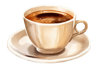 Fototapeta premium PNG Coffee cup saucer drink mug.