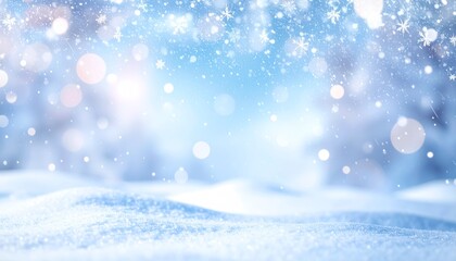 きらめく冬の雪背景