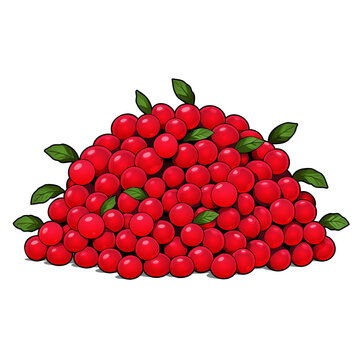Cranberrys Pile Cartoon
