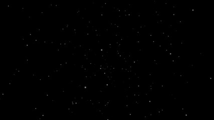 Night starry skies with twinkling stars motion background, Seamless looped repetitive animation flight through deep space.
Galaxy space background camera flying through the galaxy and nebula