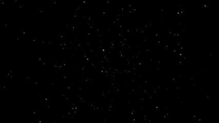 Night starry skies with twinkling stars motion background, Seamless looped repetitive animation flight through deep space.
Galaxy space background camera flying through the galaxy and nebula