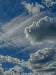 blue sky with clouds