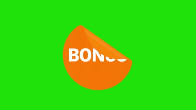 vector illustration of an bonus