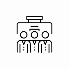 team unity icon sign vector