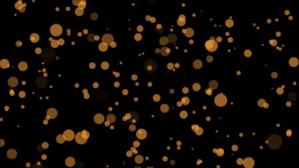 Abstract looping motion background with flying particles. autumn orange and yellow colors bokeh lights astract 4k motion background,
Abstract motion background bokeh golden particles effect 4K - Powered by Adobe