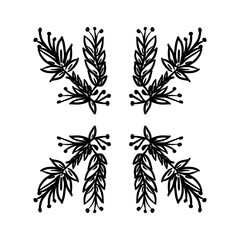 Abstract color background and copy space for text with flower