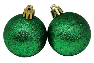 esferas verdes navideños