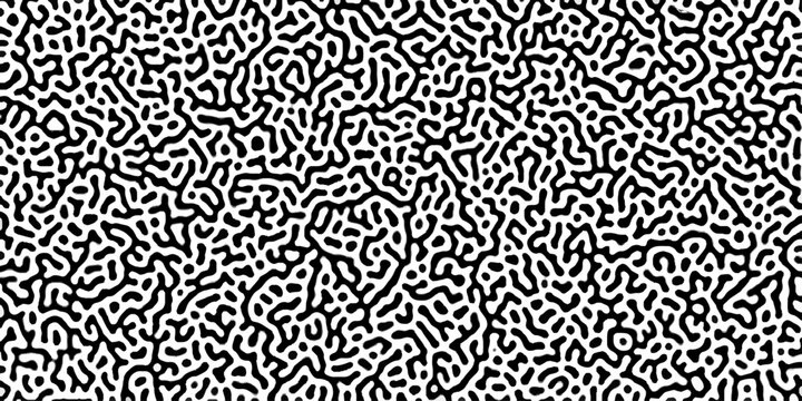 Overlay template abstract Turing organic wallpaper .Abstract truing organic wallpaper Turing reaction diffusion monochrome seamless pattern .turing pattern design background vector good for wallpaper.