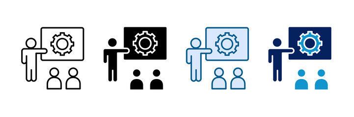 Tutoring Icon Set Multiple Style Collection