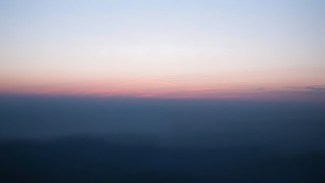 completeness. Serene twilight landscape with soft gradient sky, minimalistic natural scenery. travel magazines, destination branding, designed for outdoor magazines and nature guides.