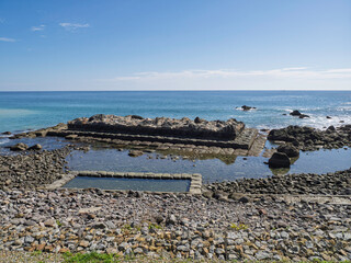 水無海浜温泉、潮騒に包まれて