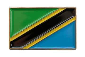 Show your Tanzanian pride with this flag pin, a symbol of national identity, perfect for events, travel, and cultural celebrations of Tanzania