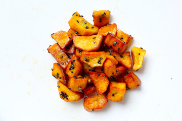 Daigaku imo with black sesame