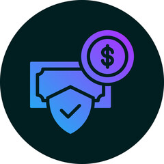Security icon for weather, website, application, printing, document, poster design, etc