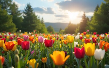 Celebrating international day of cooperatives community engagement outdoors photo nature vibrant colors. High quality