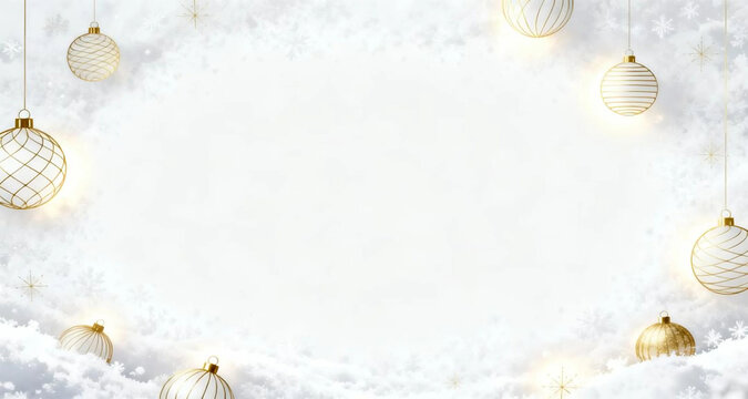 Minimalist Christmas poster background