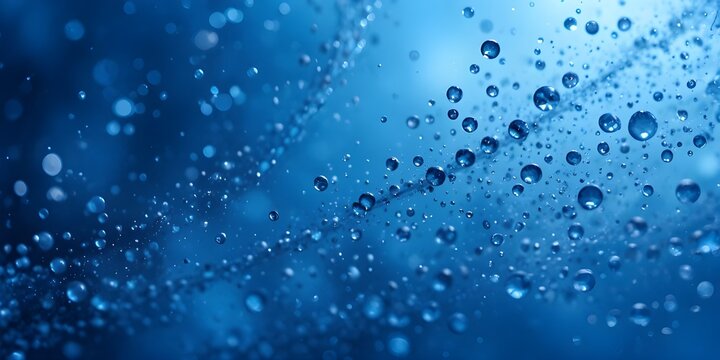 Sky Blue Droplets - Powered by Adobe