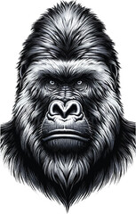 drawing gorilla