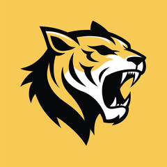 vector illustration of a tiger