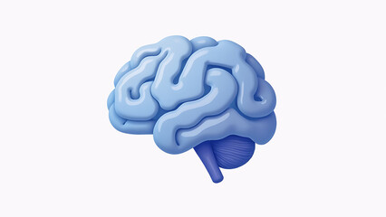 Minimalist Neurology Brain Icon 